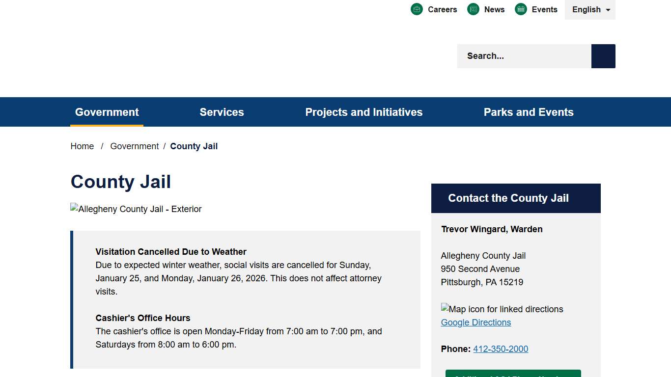 County Jail - Allegheny County, PA